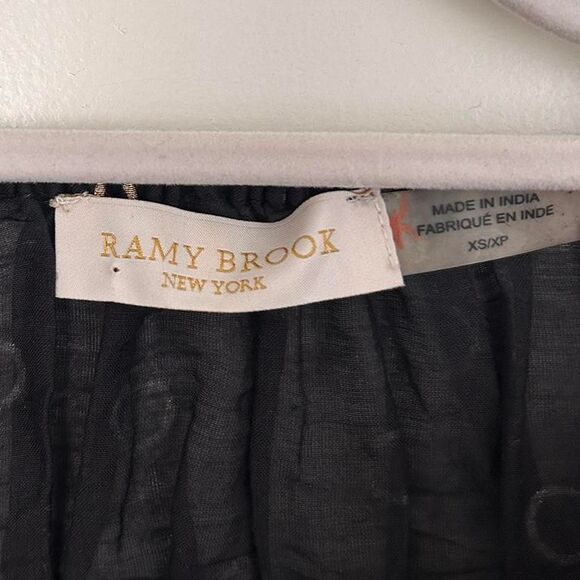 Ramy Brook Silk cotton Nico Mini Cover-Up Dress XS/S ✨ Eyelet Lace Mirror circle - Picture 7 of 8